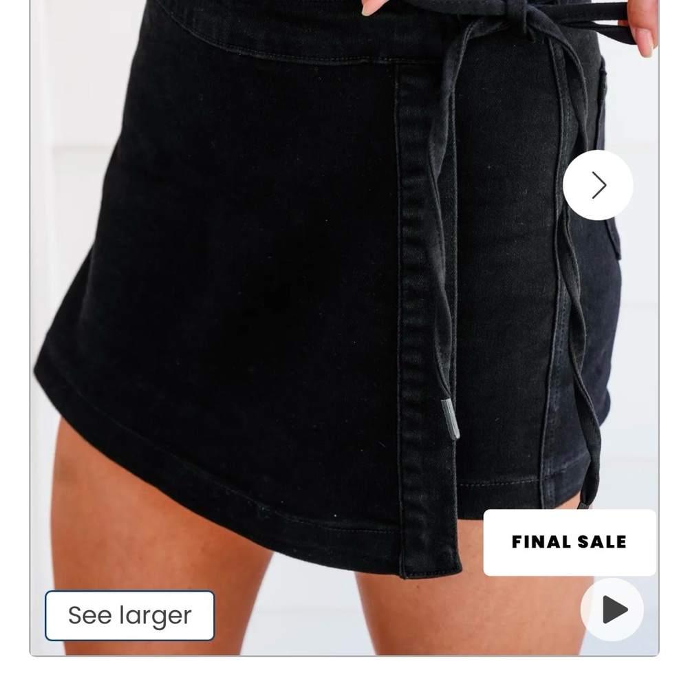 Judy Blue Black Skort